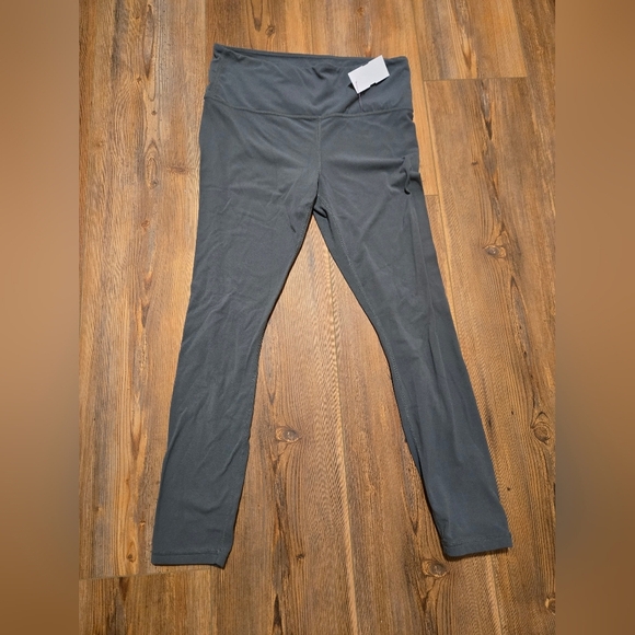 Athleta Gray High-Waisted Leggings with Seamless Design - Picture 8 of 9